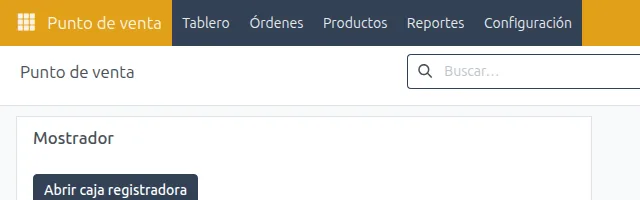 La caja Mostrador, lista para abrir